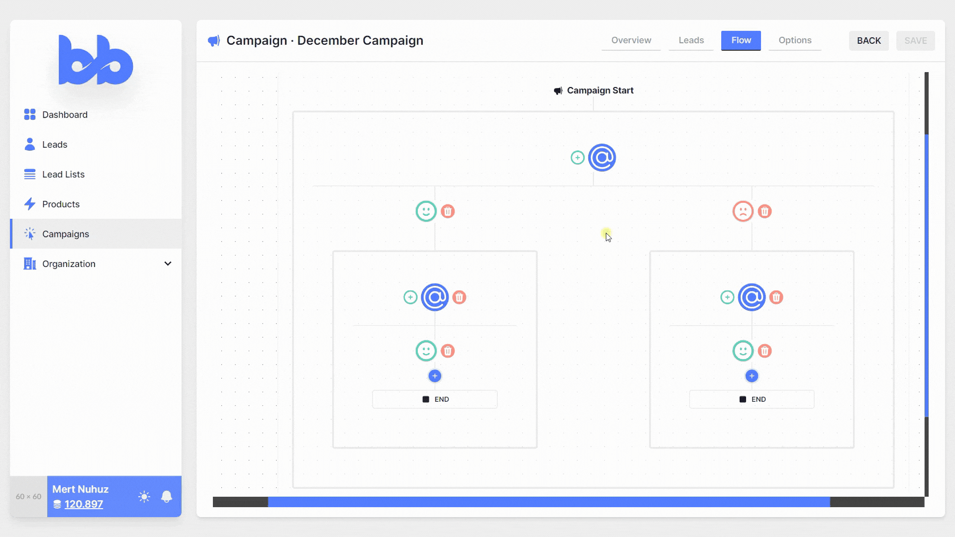 Navigate campaigns with advanced email response handling